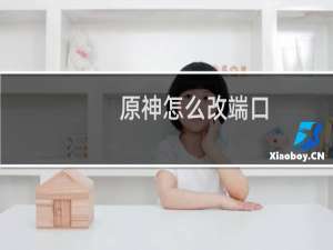 原神怎么改端口