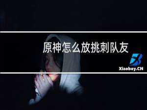 原神怎么放挑刺队友