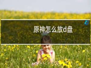 原神怎么放d盘