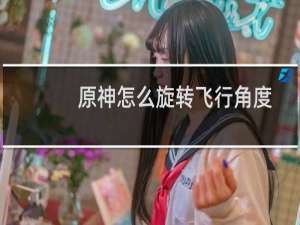 原神怎么旋转飞行角度