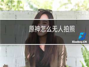 原神怎么无人拍照