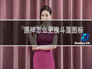原神怎么更换斗篷图标