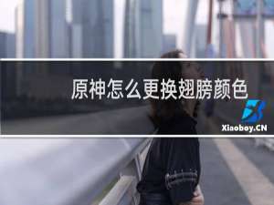 原神怎么更换翅膀颜色