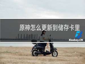 原神怎么更新到储存卡里