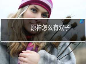 原神怎么有双子