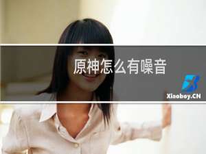 原神怎么有噪音