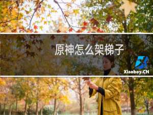 原神怎么架梯子