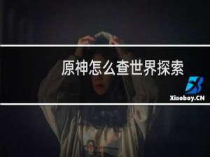 原神怎么查世界探索