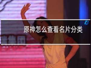 原神怎么查看名片分类