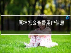 原神怎么查看用户信息