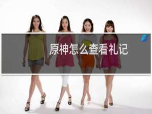 原神怎么查看礼记