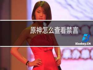 原神怎么查看禁言