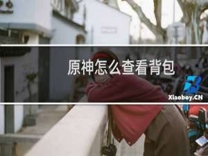 原神怎么查看背包