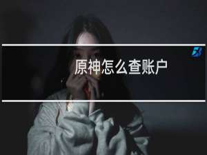 原神怎么查账户