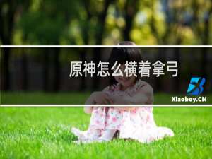 原神怎么横着拿弓