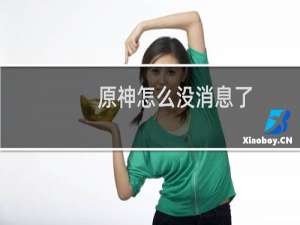 原神怎么没消息了