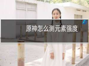 原神怎么测元素强度
