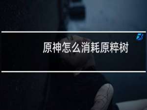原神怎么消耗原粹树
