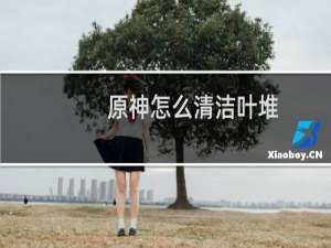 原神怎么清洁叶堆