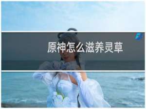 原神怎么滋养灵草