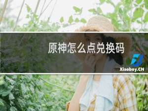 原神怎么点兑换码