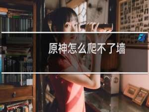 原神怎么爬不了墙