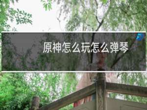 原神怎么玩怎么弹琴