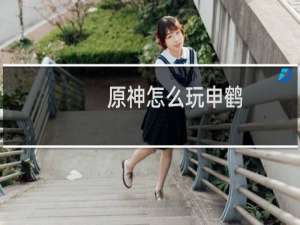 原神怎么玩申鹤