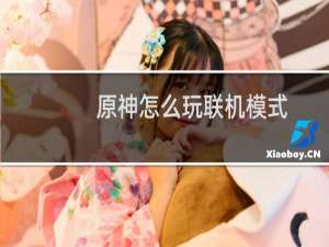 原神怎么玩联机模式