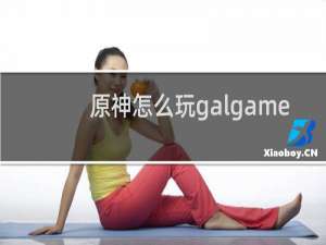 原神怎么玩galgame