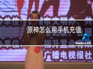 原神怎么用手机充值