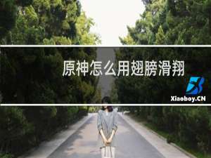 原神怎么用翅膀滑翔