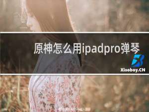 原神怎么用ipadpro弹琴