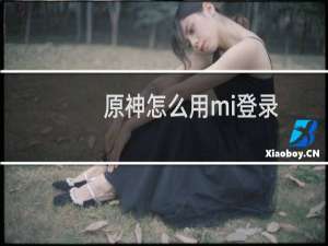 原神怎么用mi登录