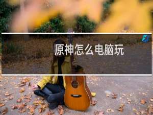 原神怎么电脑玩
