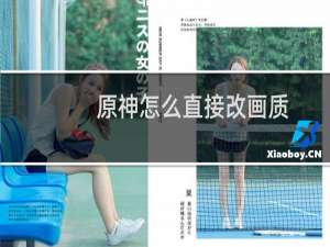 原神怎么直接改画质