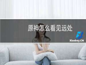 原神怎么看见远处