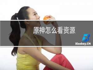 原神怎么看资源