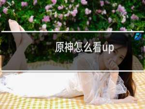 原神怎么看up