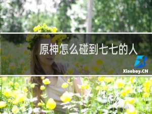 原神怎么碰到七七的人