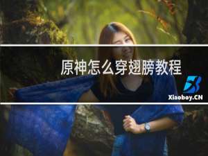 原神怎么穿翅膀教程