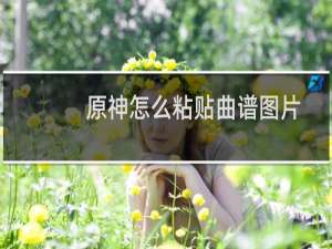 原神怎么粘贴曲谱图片