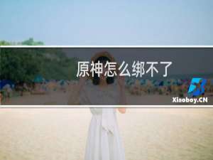 原神怎么绑不了