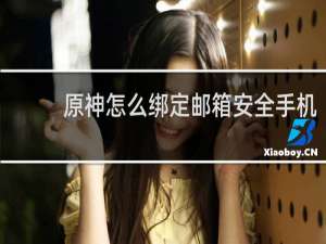 原神怎么绑定邮箱安全手机