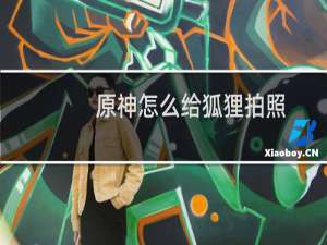 原神怎么给狐狸拍照