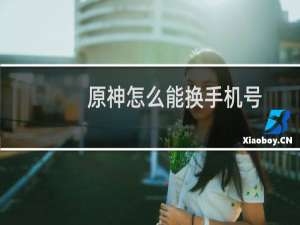 原神怎么能换手机号