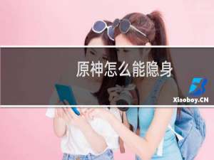 原神怎么能隐身