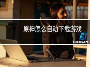 原神怎么自动下载游戏