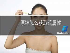 原神怎么获取荒属性