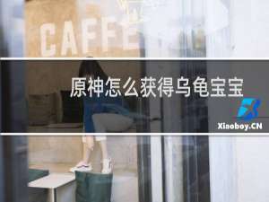 原神怎么获得乌龟宝宝